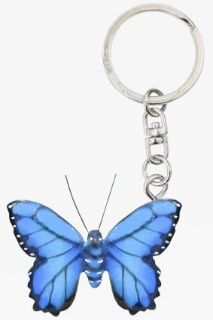 Obrázek z Přívěšek dřevo - motyl modrý morpho (6) 